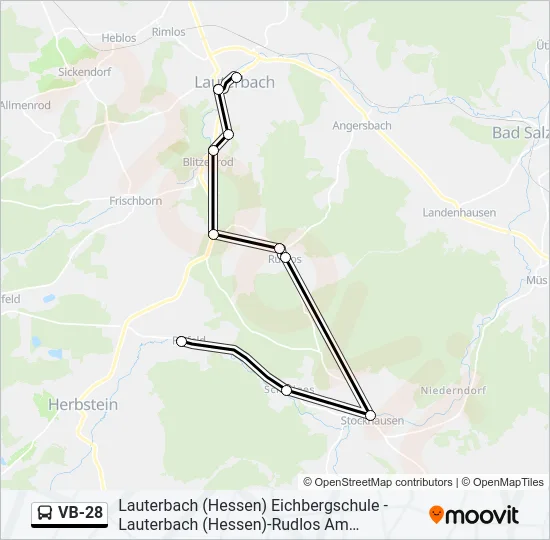VB-28 Bus Line Map
