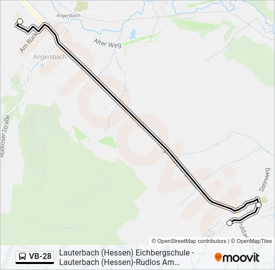 VB-28 Bus Line Map