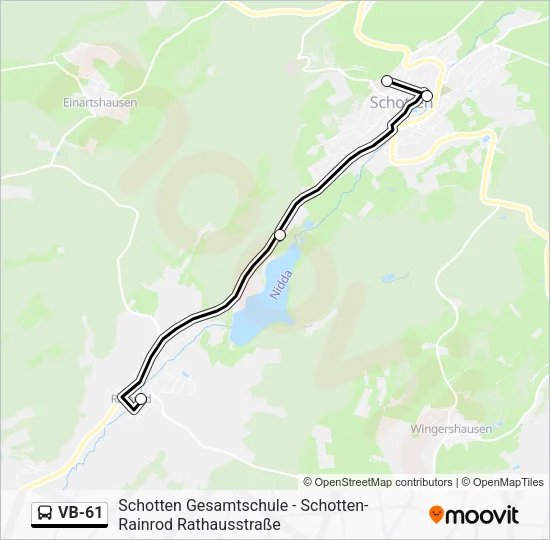 VB-61 Bus Line Map