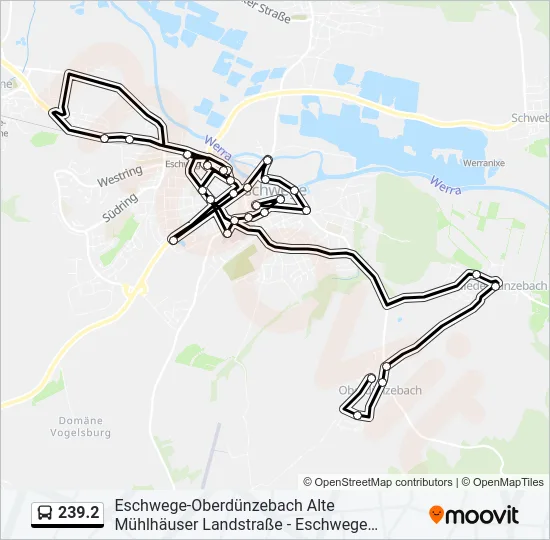 239.2 Bus Line Map