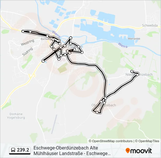 239.2 Bus Line Map
