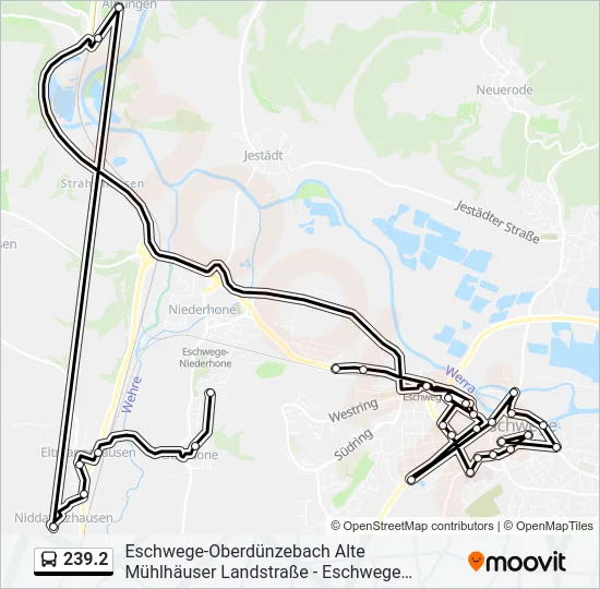 239.2 Bus Line Map