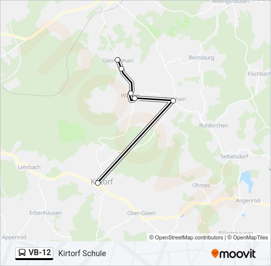 VB-12 Bus Line Map