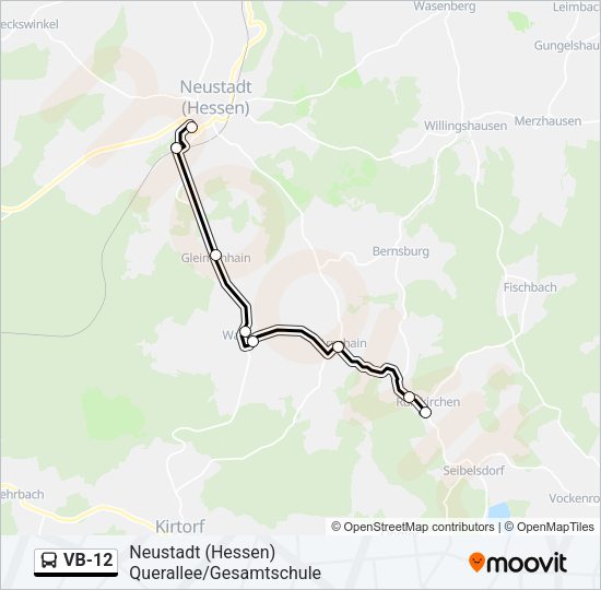 VB-12 Bus Line Map