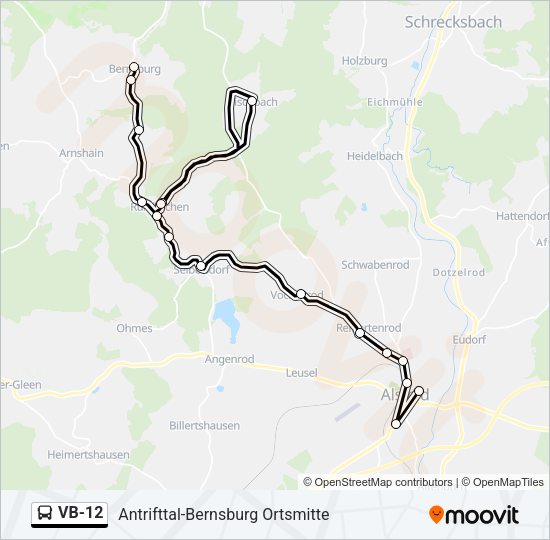 VB-12 Bus Line Map