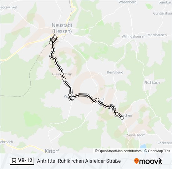 VB-12 Bus Line Map