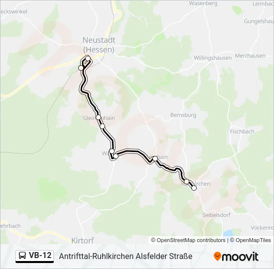 VB-12 Bus Line Map