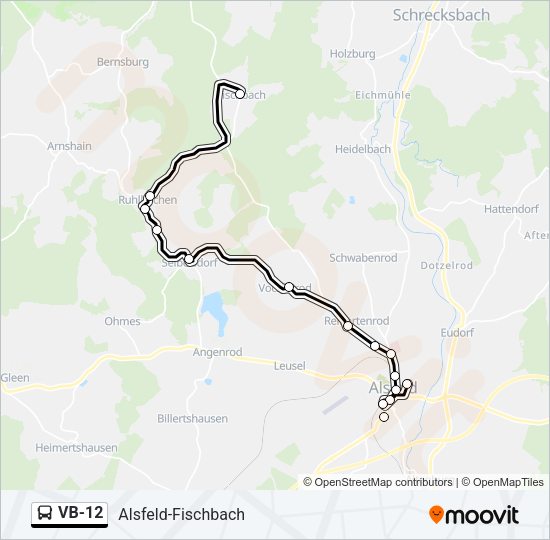 VB-12 Bus Line Map