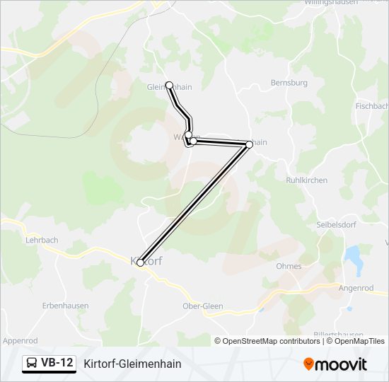 VB-12 Bus Line Map