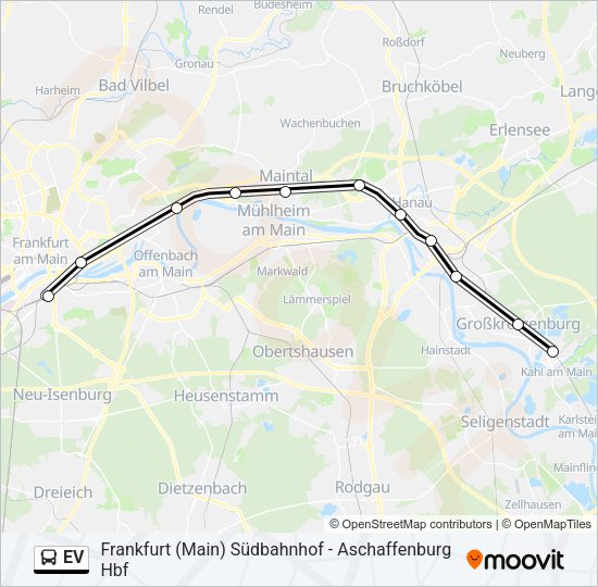 ev Route: Schedules, Stops & Maps - Kahl (Main) (Updated)