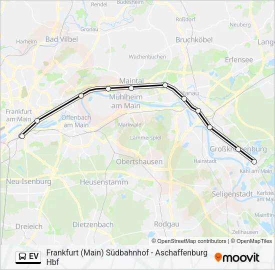 EV Bus Line Map