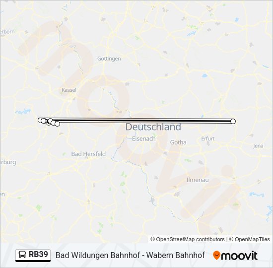 RB39 Bus Line Map