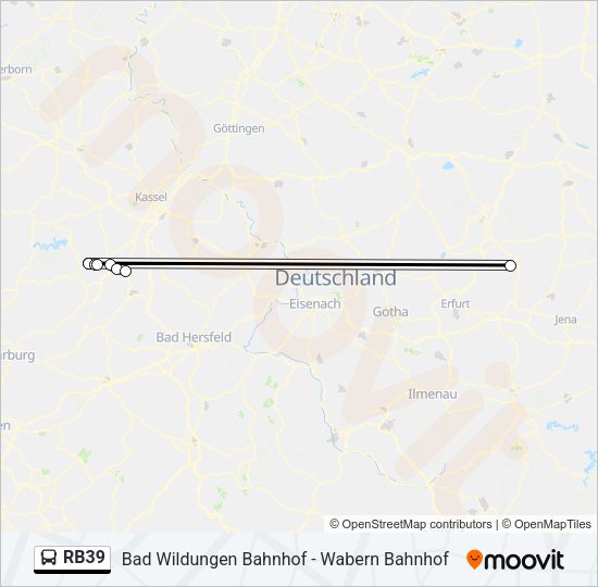 RB39 Bus Line Map