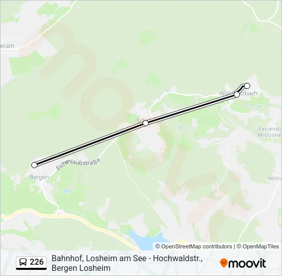 226 Bus Line Map