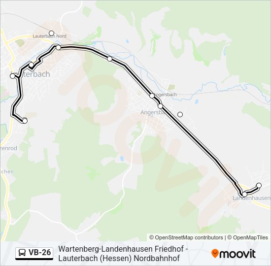 VB-26 Bus Line Map