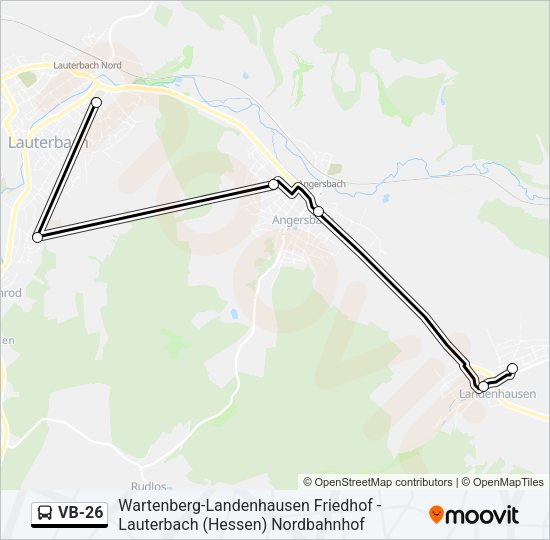VB-26 Bus Line Map