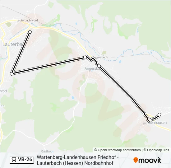 VB-26 Bus Line Map