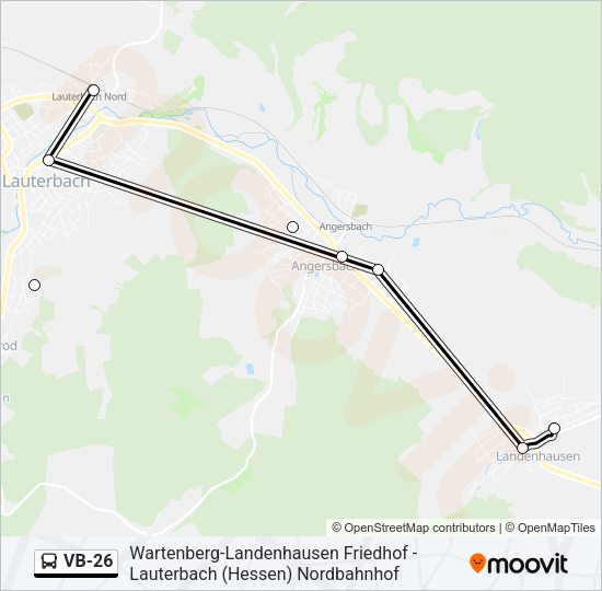 VB-26 Bus Line Map