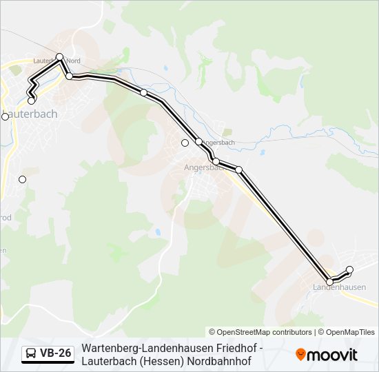 VB-26 Bus Line Map