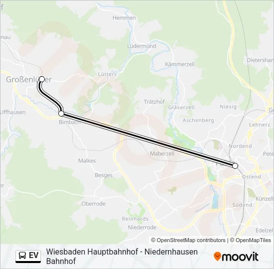 EV Bus Line Map