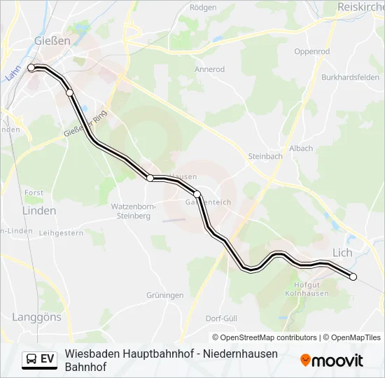 EV Bus Line Map
