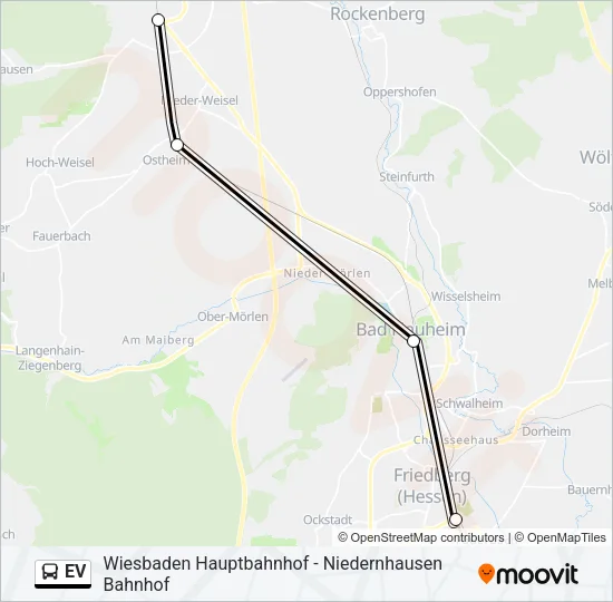EV Bus Line Map
