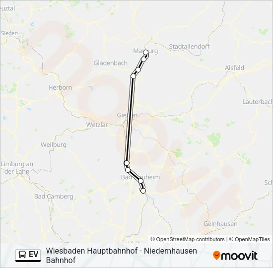 EV Bus Line Map