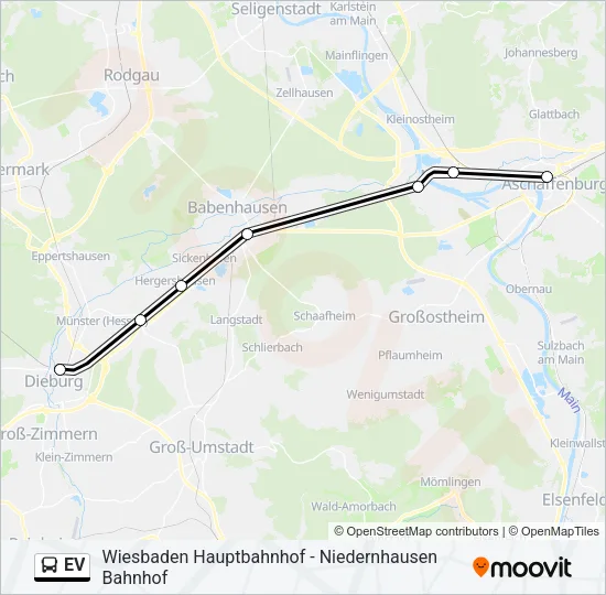 EV Bus Line Map