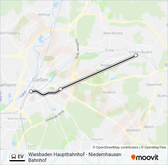 EV Bus Line Map