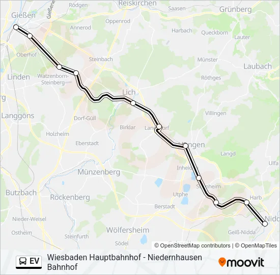 EV Bus Line Map