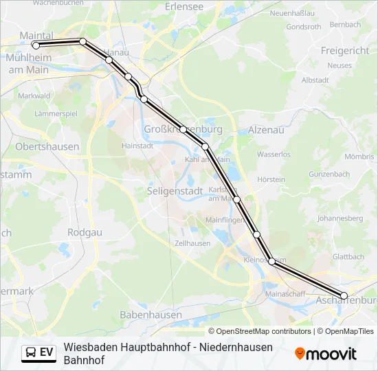 EV Bus Line Map