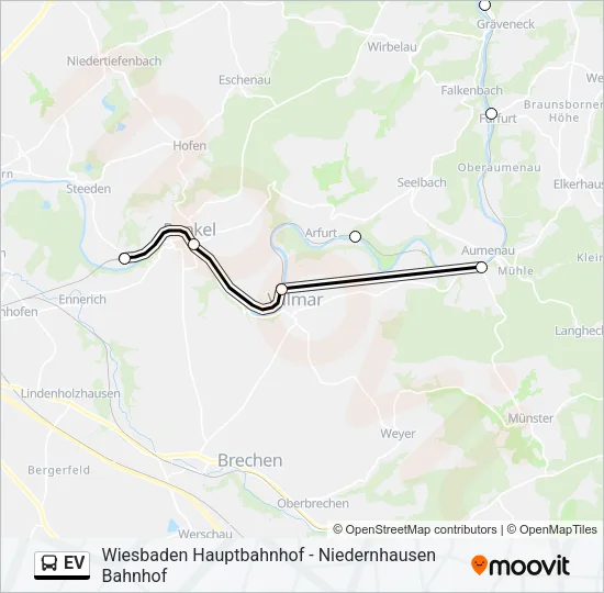 EV Bus Line Map