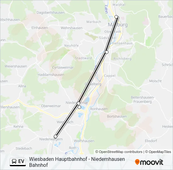 EV Bus Line Map