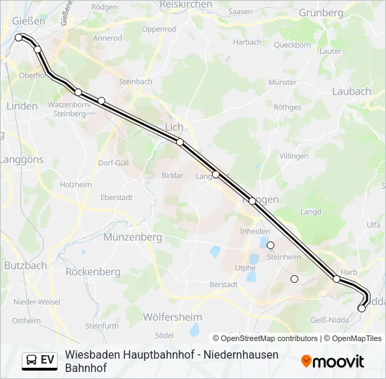 EV Bus Line Map