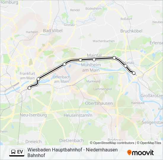 EV Bus Line Map