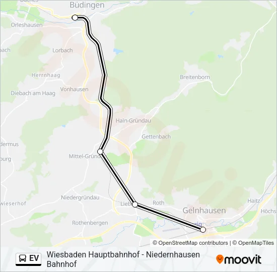 EV Bus Line Map