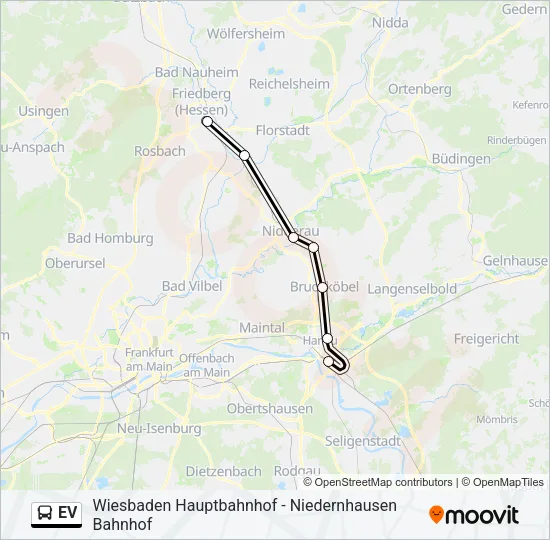 EV Bus Line Map
