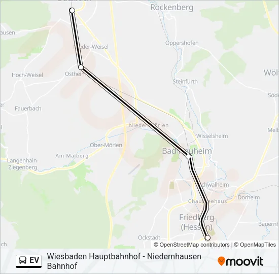 EV Bus Line Map