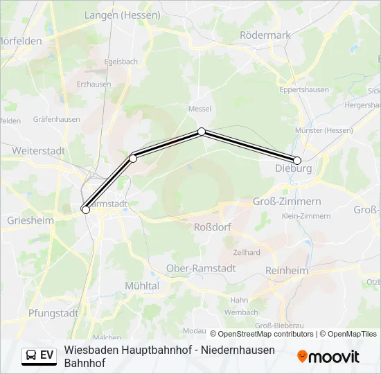 EV Bus Line Map