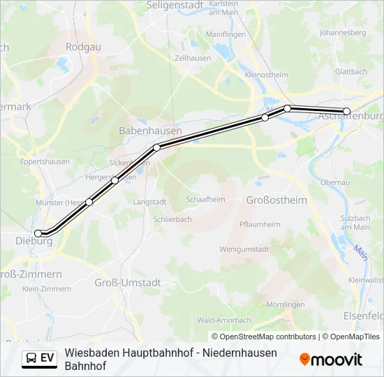 EV Bus Line Map
