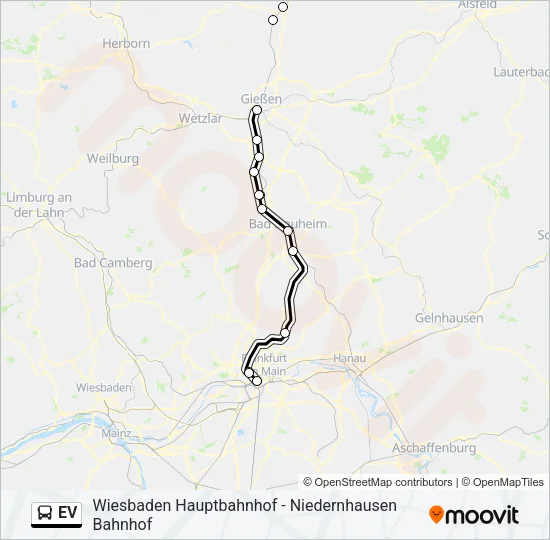 EV Bus Line Map