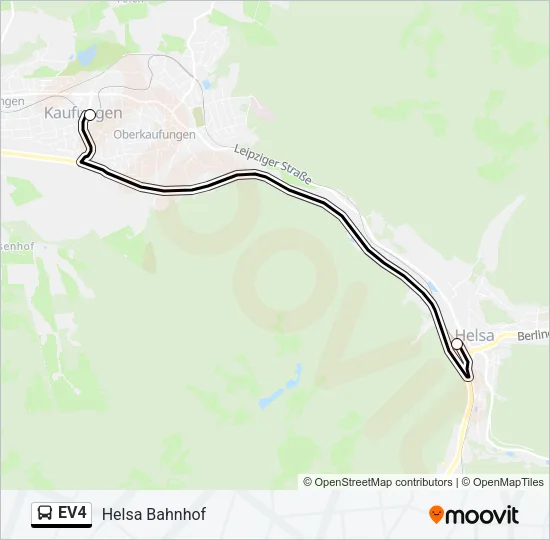 EV4 Bus Line Map