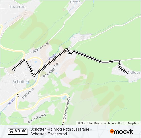 VB-60 Bus Line Map