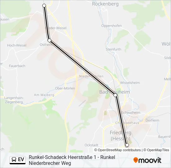 EV Bus Line Map