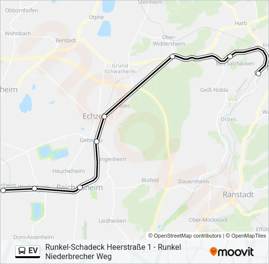 EV Bus Line Map
