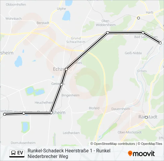 EV Bus Line Map
