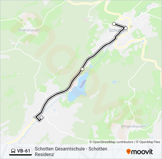 VB-61 Bus Line Map