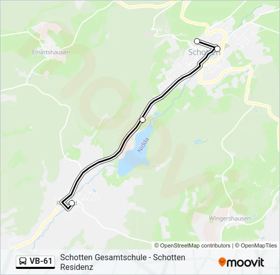 VB-61 Bus Line Map