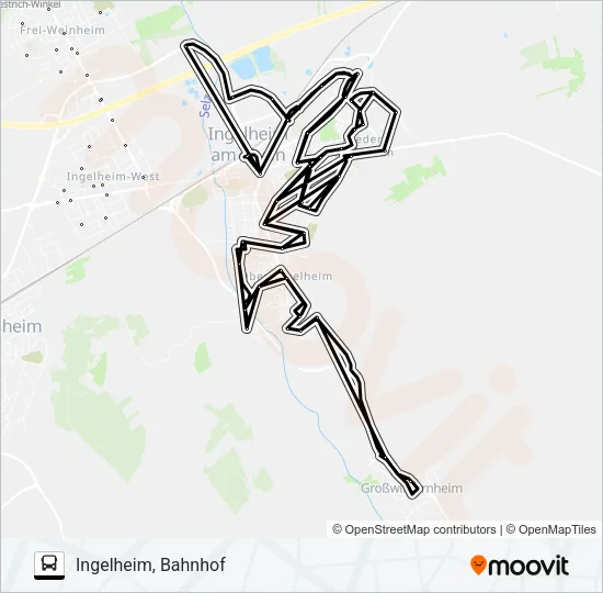 MEINKARL Bus Line Map