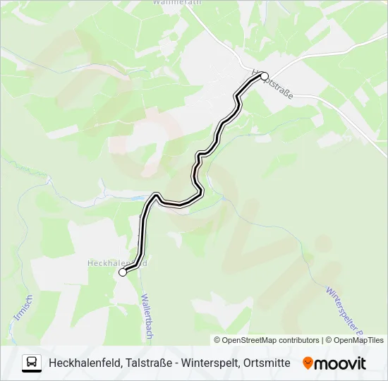 473 RUFBUS Bus Line Map